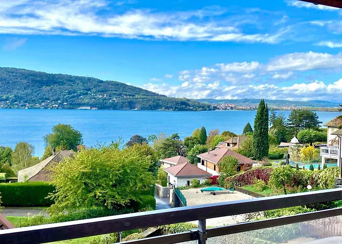 F3 Lumineux Avec Terrasse, Parking Et Wifi A Veyrier-Du-Lac - Fr-1-432-81